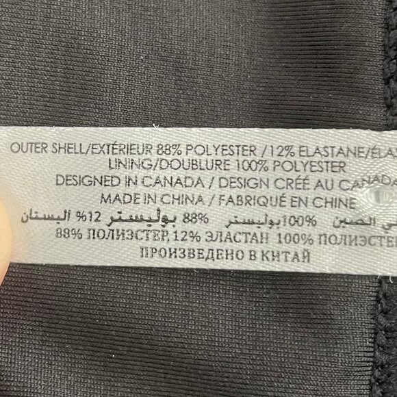 la Vie en Rose Aqua Polyester Elastane Bikini Bottoms w Side Ruching Black Sz S - Picture 6 of 7